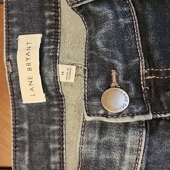 Womens Lane Bryant Flex magic Waistband High Rise Straight Jeans sz 18 - Picture 2 of 8